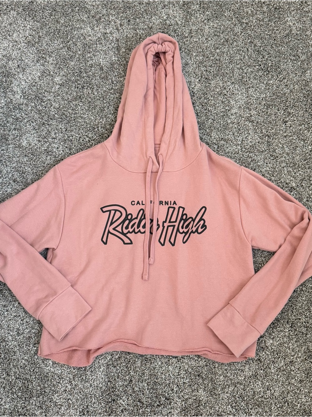 California Ridin High Pink Hooded Sweatshirt